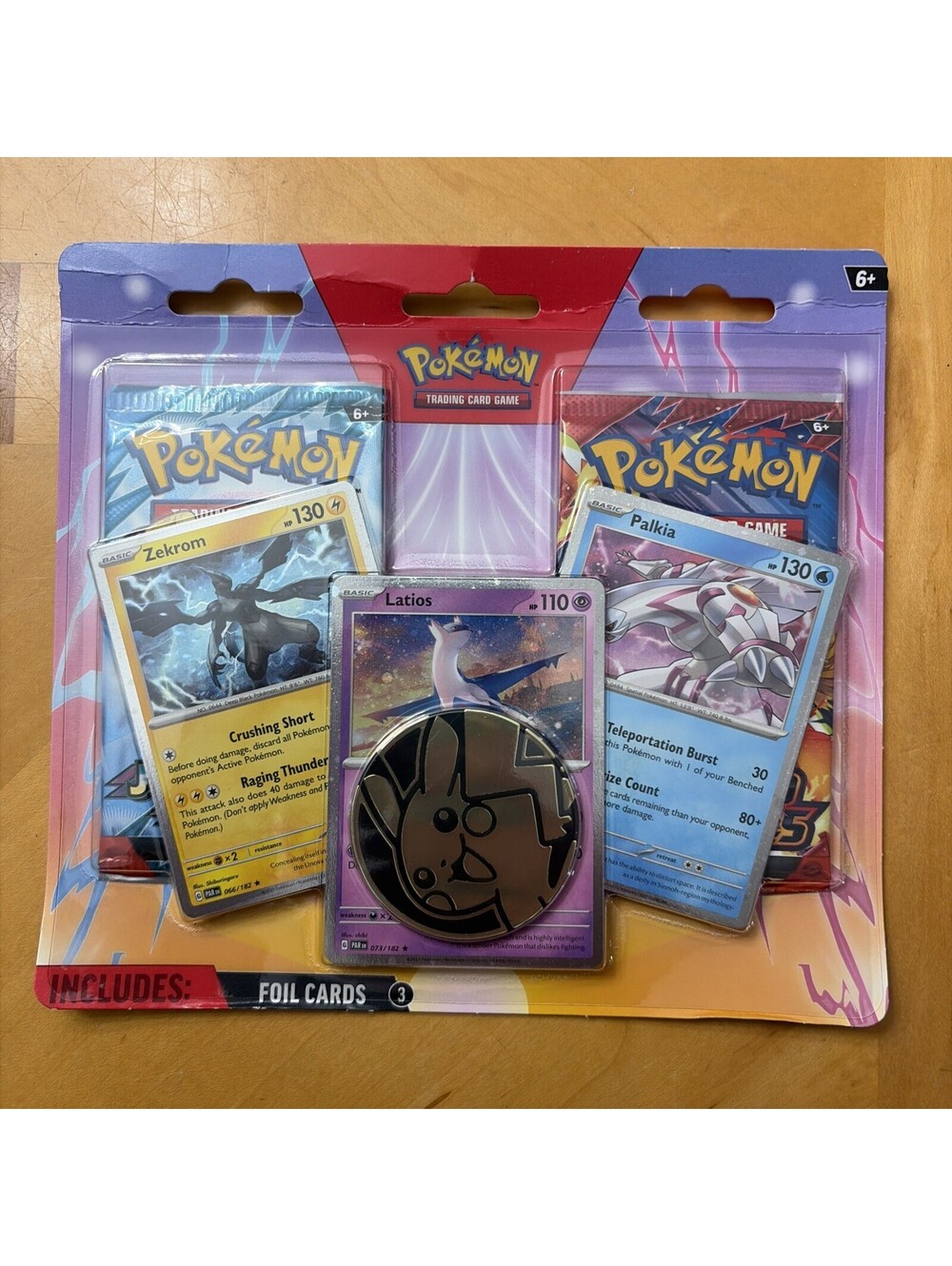 POKEMON Enhanced 2 Pack Blister Pack w/Latios, Zekrom & Palkia Journey Destined